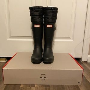 Hunter Original Quilted Cuff Rain Boot